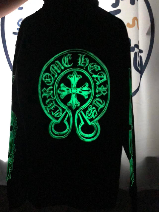 CHROME HEARTS HOODIE 10 -GLOW IN THE DARK-