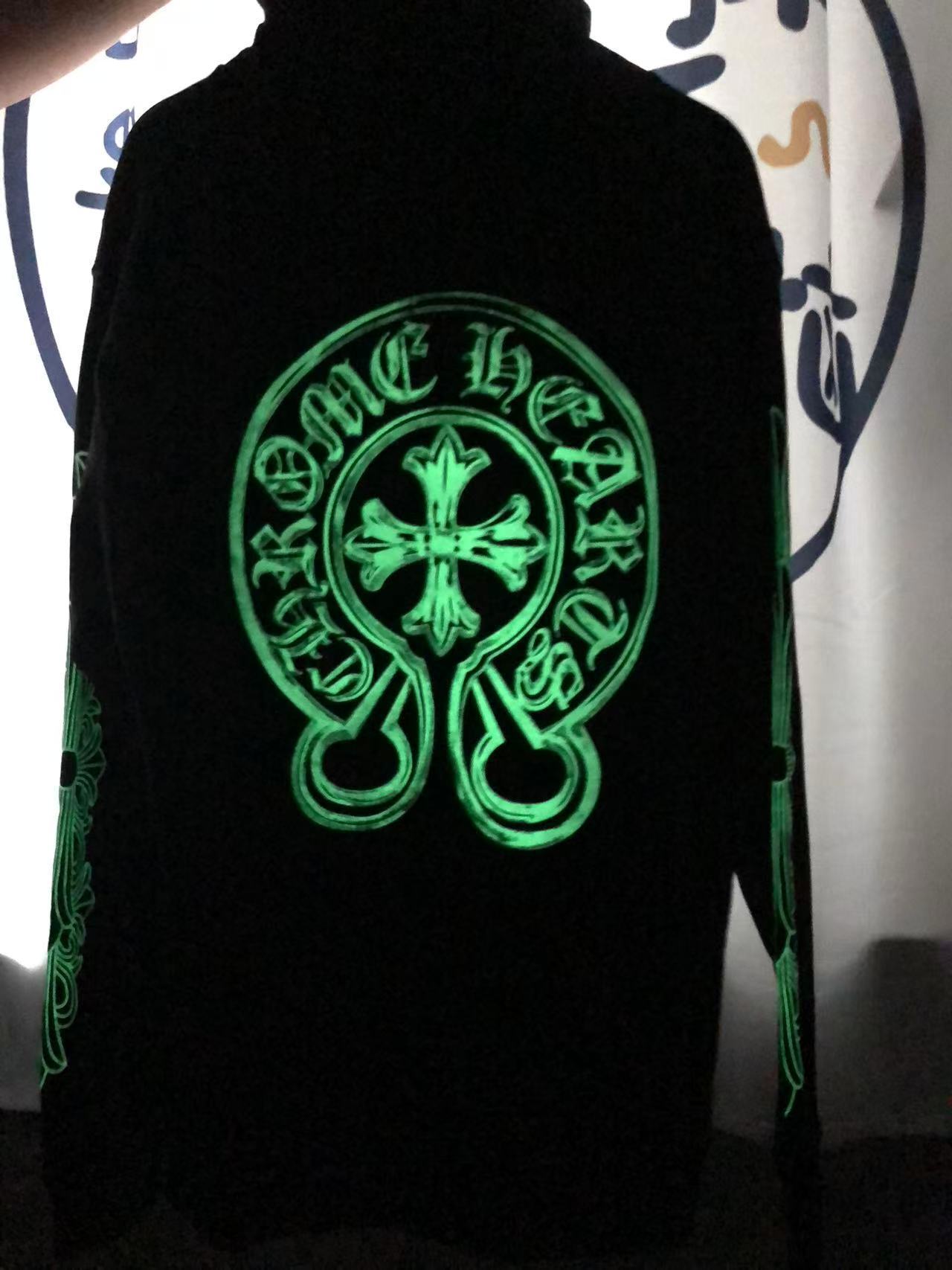 CHROME HEARTS HOODIE 10 -GLOW IN THE DARK-