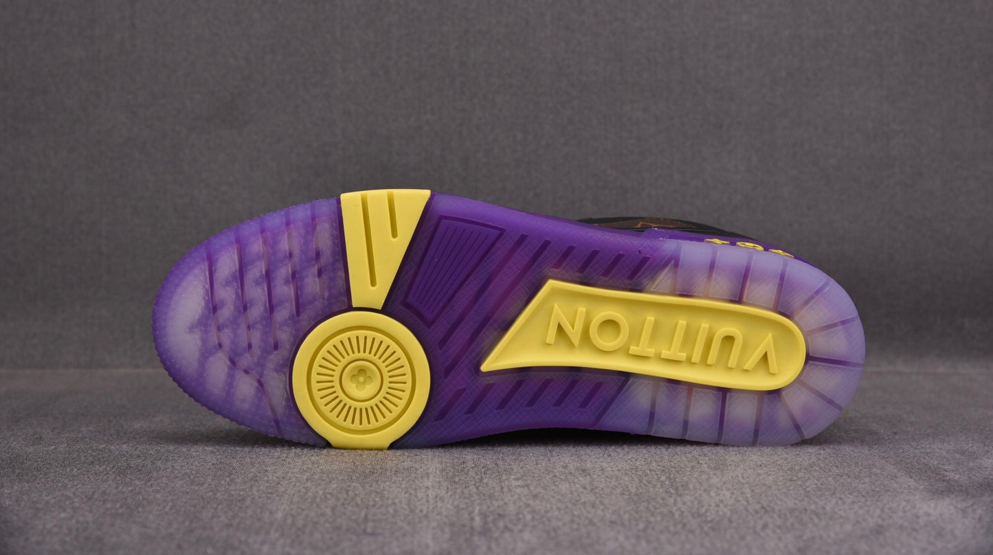 LV TRAINER YELLOW PURPLE